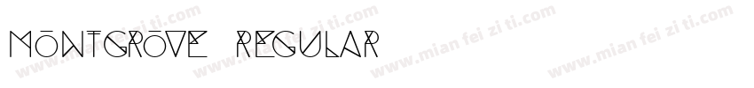 Montgrove Regular字体转换